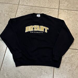Vintage Champion Bryant University‎ Men's Crewneck Sweatshirt Large Pullover